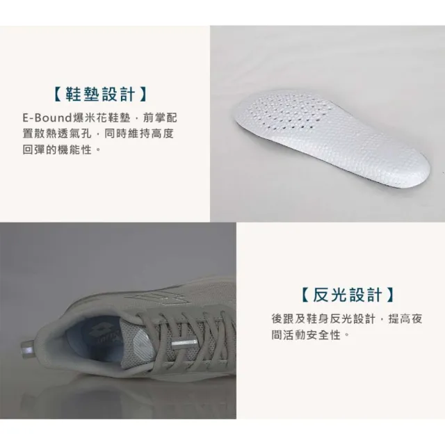 【LOTTO】T600MAX女輕賈卡緩震慢跑鞋-2E-慢跑 寬楦 運動 反光 休閒(LT4AWR5808)