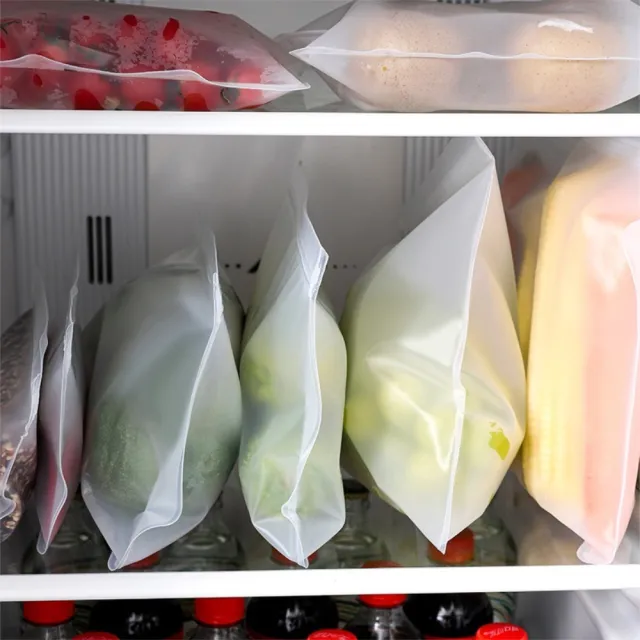 【茉家】雙重密封透明EVA食品保鮮袋(大號1入)
