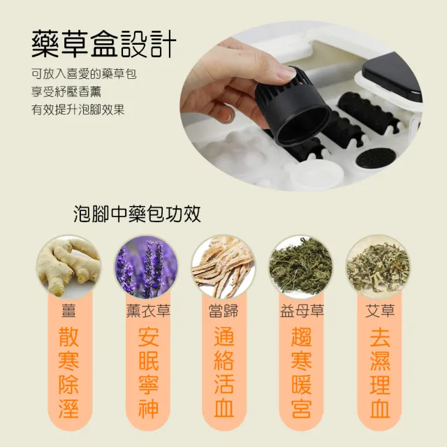 【勳風】PTC陶瓷加熱石墨烯滾輪摺疊泡腳機/足浴機/GHF-K5785(紅光/氣泡/草藥盒)