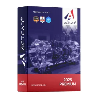 【ActCAD】2025 專業進階版-USB加密 買斷制-相容DWG的3D CAD軟體