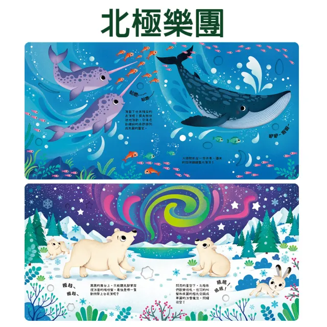 【禾流文創】叮叮咚咚音樂會樂團全系列任選二本(Santa/北極/花園/動物園/深夜/雪上/啾啾/森林/農場/嘟嘟)
