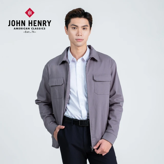 JOHN HENRY 風格口袋夾克-灰色