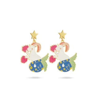 【Les Nereides】翻玩十二宮-摩羯座耳環