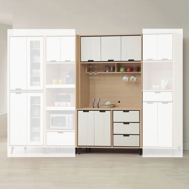 MUNA 家居 琴森5尺餐櫃/碗盤櫃(餐櫃 碗盤櫃 櫥櫃 置