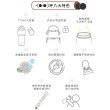 【WOKY 沃廚】買1送1_二代渾圓杯 鈦陶瓷款770ml-附彈跳&矽膠粗吸管(隨行杯/吸管杯/保溫杯瓶/保冰杯瓶/水壺)