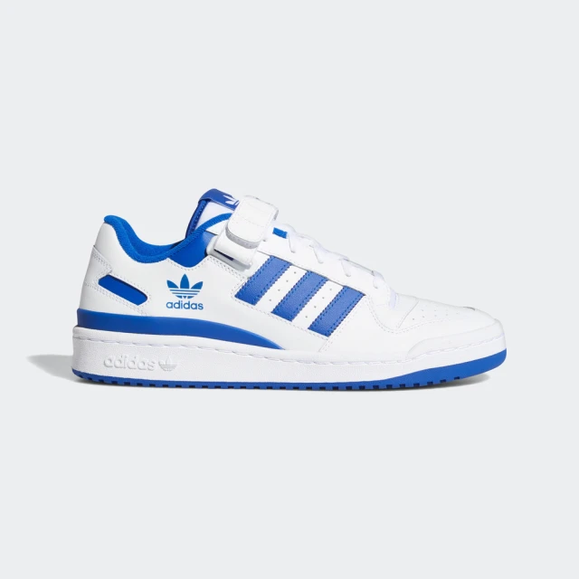 adidas 愛迪達 Forum Low 男鞋 運動 休閒 舒適 經典 籃球風 復古 穿搭 白 藍(FY7756)