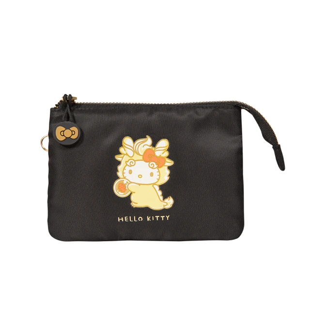 OUTDOOR Hello Kitty零錢包-黑 ODKT2