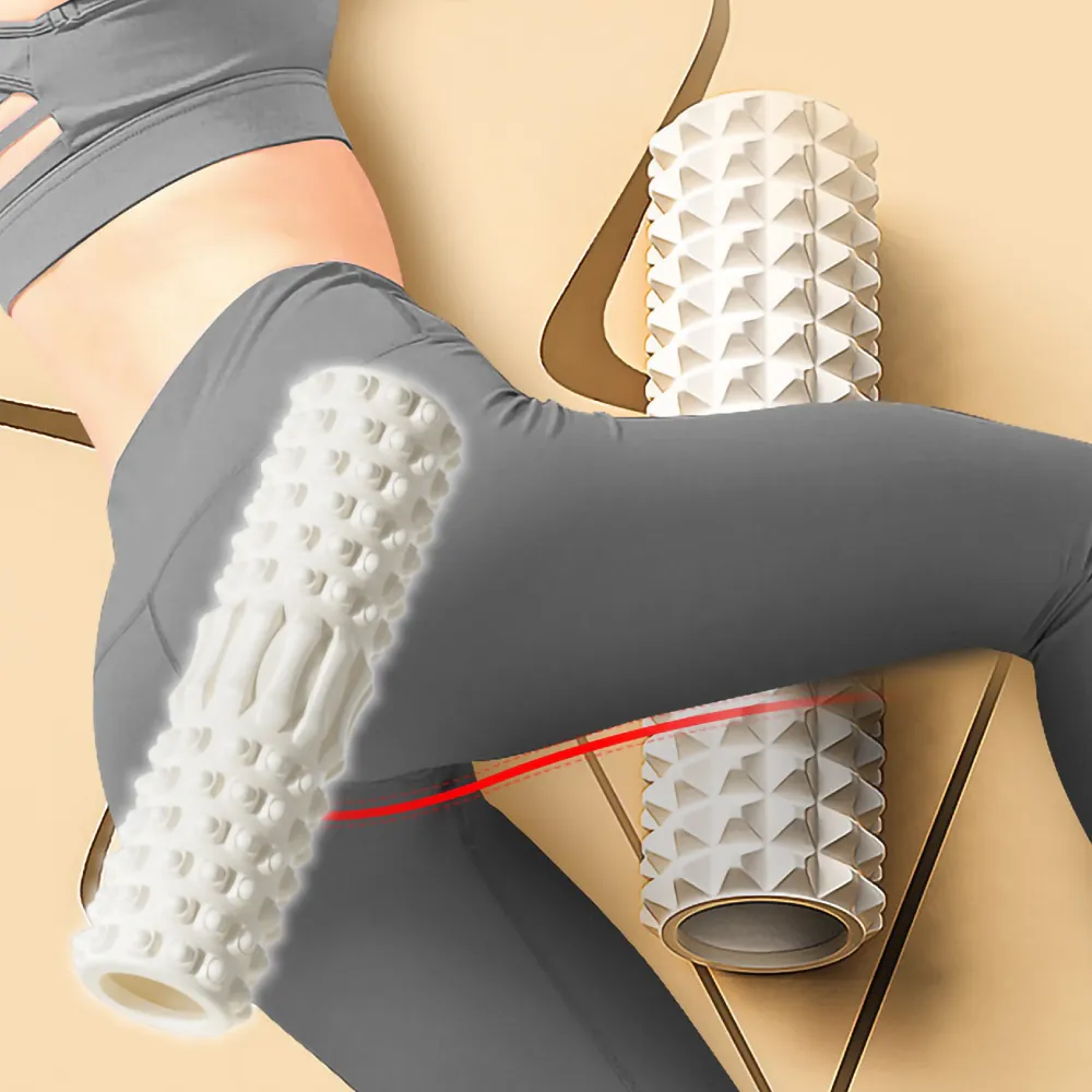 狼牙棒滾輪泡沫軸(初學者拉筋肌肉放鬆塑形瑜珈柱按摩滾筒按摩滾輪按摩器美腿) - momo購物網- 好評推薦-2026年1月