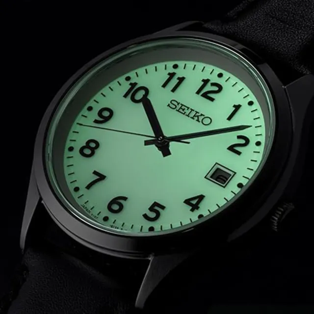 【SEIKO 精工】夜光面盤 太陽能中性手錶-38.7mm 錶 生日禮 送禮(SBPX157J/V157-0DX0Z)