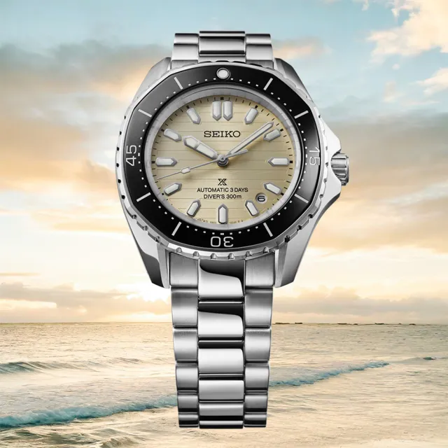【SEIKO 精工】Prospex 度假系列 多邊形300米潛水錶 機械錶 618年中慶 推薦(SPB481J1/6R55-00J0S)