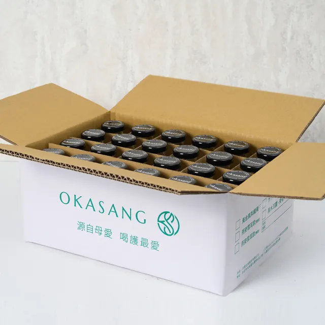 【O卡桑】精裝版柴燒桂圓黑木耳露｜無加糖｜順暢有感｜195mlx24罐(家庭號量販組)