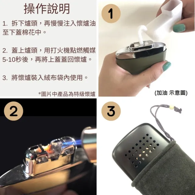 【A-ONE 匯旺】蝴蝶 隨身懷爐優惠組 含額外白金觸媒+懷爐油 附絨布袋/油壺 露營 冬天必備 重複使用 環保