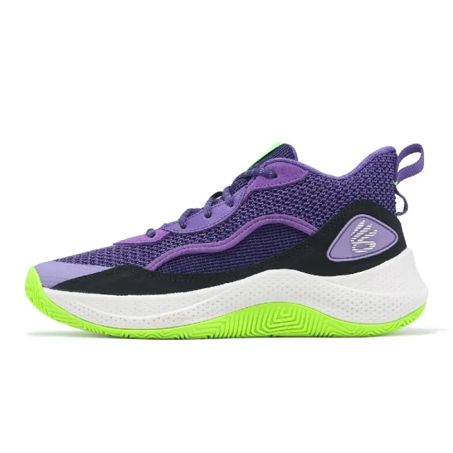 【UNDER ARMOUR】籃球鞋 Curry 3Z 24 SDE 男鞋 紫 綠 緩震 子系列 UA(3028191501)