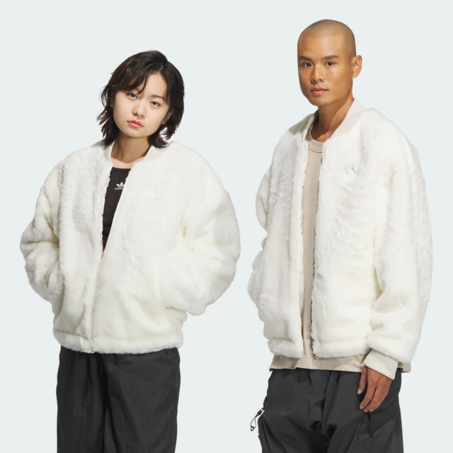 adidas 愛迪達 運動 休閒 外套 毛絨 立領 男外套 N FUR JKT U(JD3777)