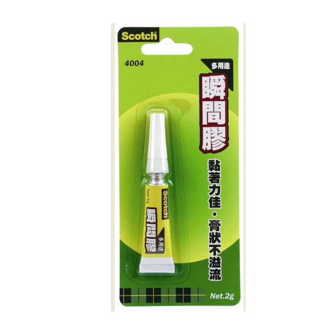 3M 瞬間膠 多用途 膠狀 2g 4004(黏貼 修補 模型 鋼彈)