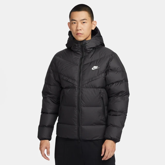 NIKE 耐吉 AS M NK SF WR 650-D FLD HD JKT 黑 羽絨外套 男 運動連帽外套(FB8178-010)