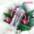 【Evorie】Tritan兒童直飲吸管水杯300ml+兒童直飲吸管替換組(寶寶水杯 幼兒水杯 兒童水杯水壺)