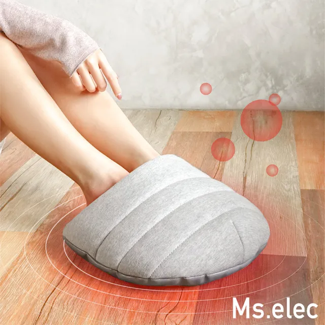 【Ms.elec 米嬉樂】好綿舒壓暖足枕 FW-001(USB三段加熱/可水洗/暖腳墊/暖腳寶)