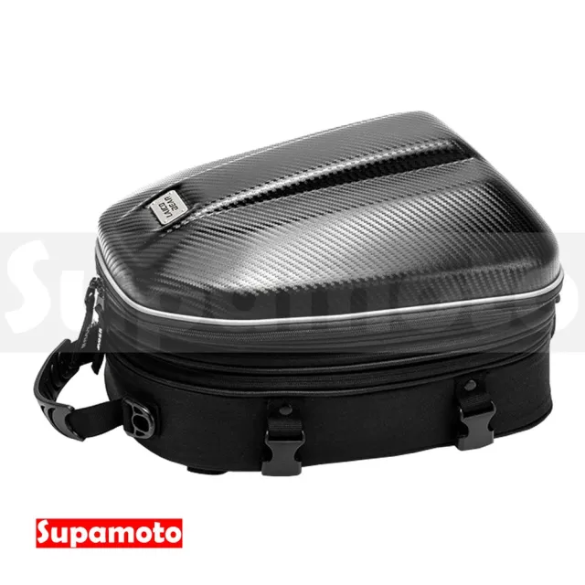 【Supamoto】DP66―硬殼車尾包(全罩安全帽可裝/卡夢碳纖維/駝峰包/後座包)