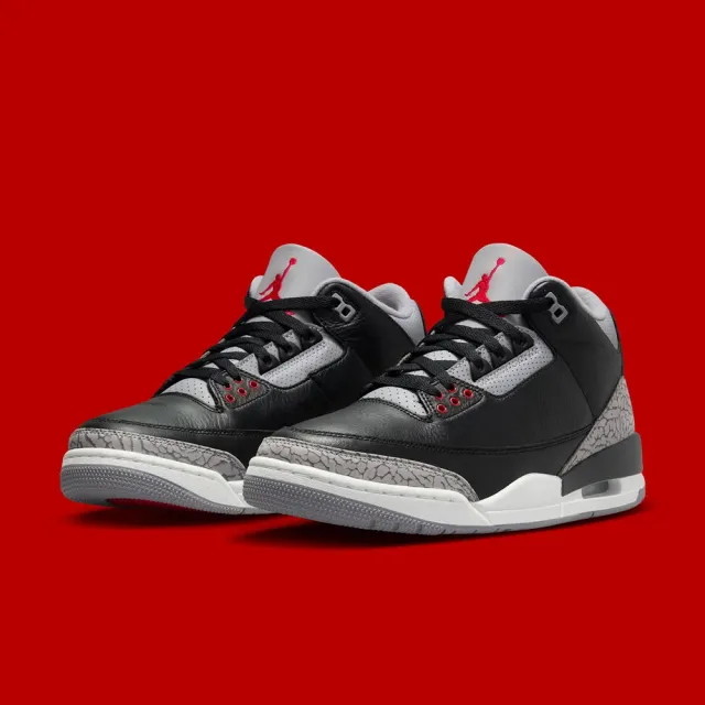 【NIKE 耐吉】休閒鞋 Air Jordan 3 OG Black Cement 黑水泥 老屁股 男鞋 DN3707-010
