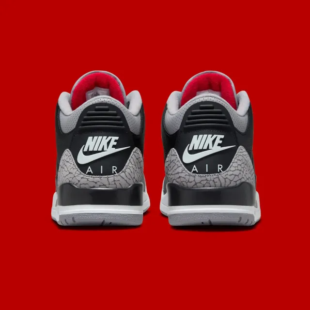 【NIKE 耐吉】休閒鞋 Air Jordan 3 OG Black Cement 黑水泥 老屁股 男鞋 DN3707-010