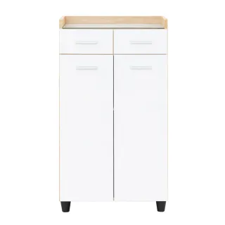 【NITORI 宜得利家居】◎鞋櫃 WS2-60 WH/LBR(鞋櫃  WS-2)