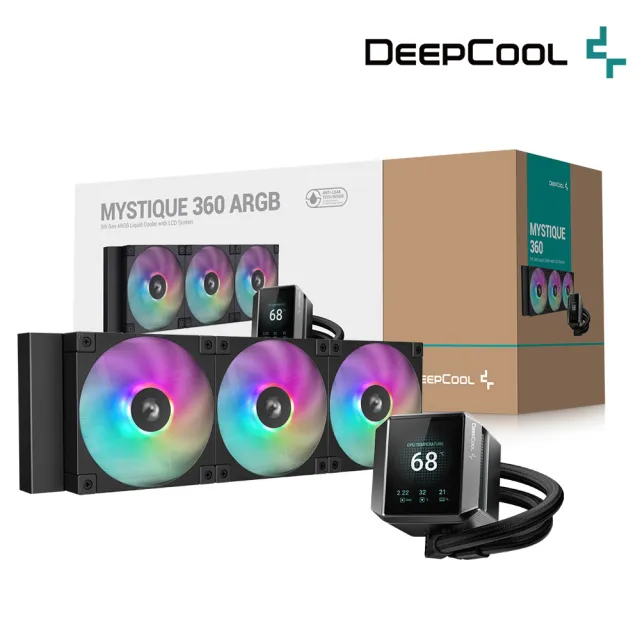 DeepCool】九州風神MYSTIQUE 360 ARGB CPU一體式360水冷散熱器