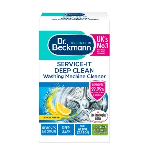 【Dr.Beckmann 貝克曼博士】德國原裝進口洗衣機殺菌清潔劑250g(消除異味/除菌/清潔)