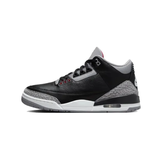 【NIKE 耐吉】AIR JORDAN 3 OG BLACK CEMENT 黑水泥 黑水泥色 實戰 男女鞋(DN3707-010)
