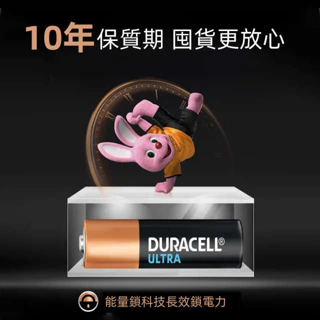 【DURACELL】金頂 ULTRA超能量鹼性電池-3號AA(2入裝)