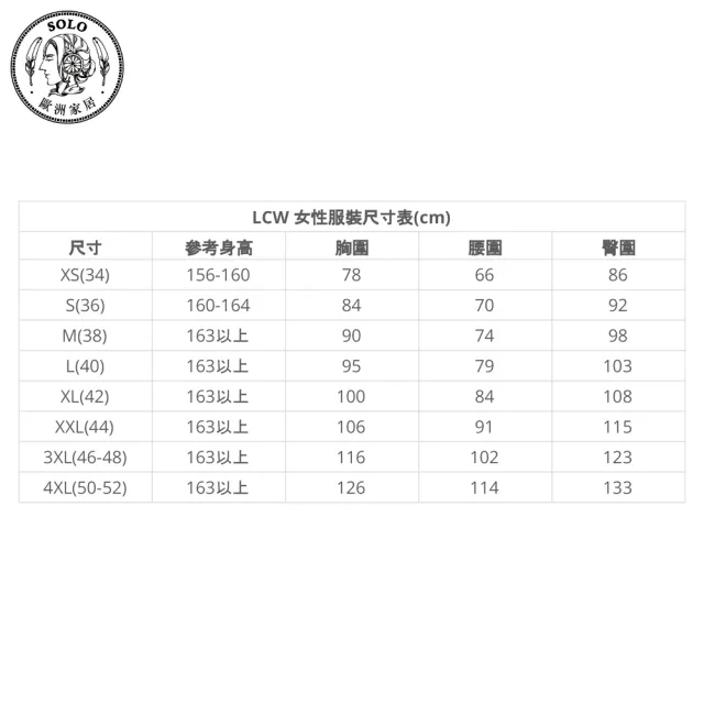【SOLO 歐洲家居】LCW 淺色長版牛仔外套