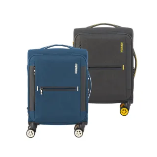 【AMERICAN TOURISTER 美國旅行者】20吋 DROYCE 前開式/上掀式可擴充防盜拉鍊輕量行李箱/布箱(多色可選)