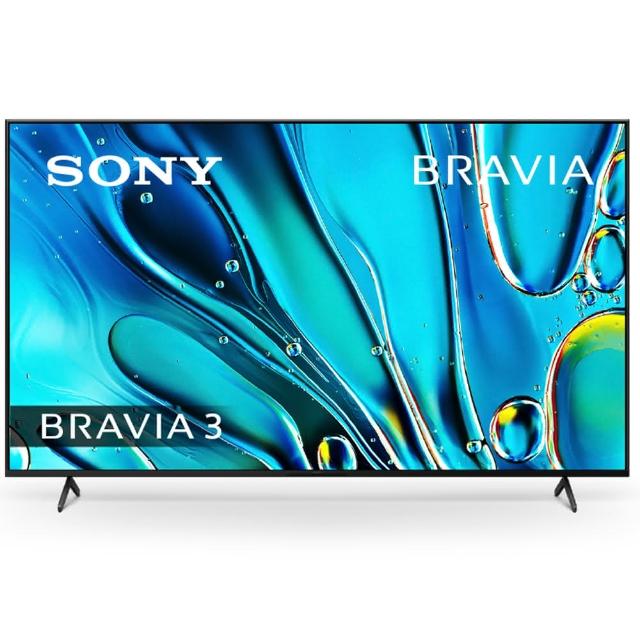 【SONY 索尼】BRAVIA 3 75型 X1 4K HDR Google TV顯示器(Y-75S30)