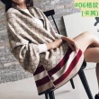 【Emi 艾迷】經典格紋保暖圍巾 披肩 秋冬保暖 輕奢高級款(交換禮物 生日禮物 春節)