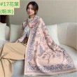 【Emi 艾迷】經典格紋保暖圍巾 披肩 秋冬保暖 輕奢高級款(交換禮物 生日禮物 春節)
