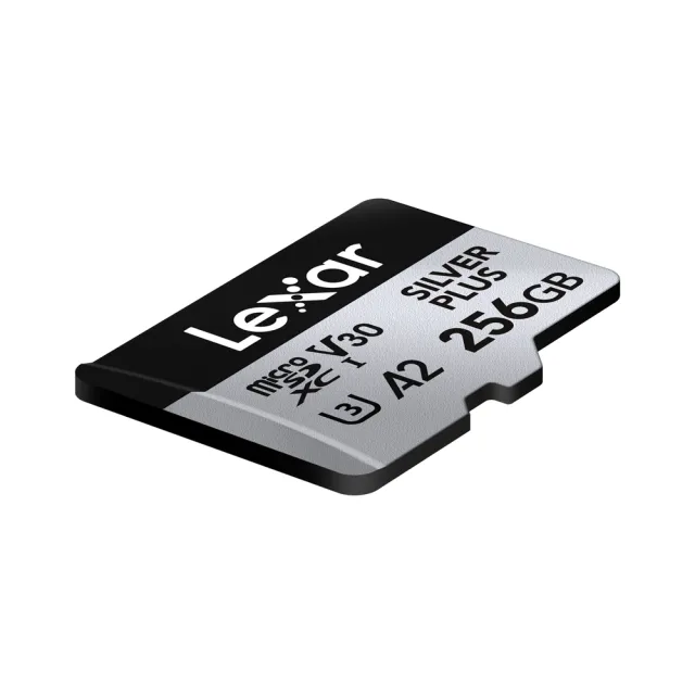 【Lexar 雷克沙】Silver Plus x MicroSDXC UHS-I A2 256G記憶卡(U3)