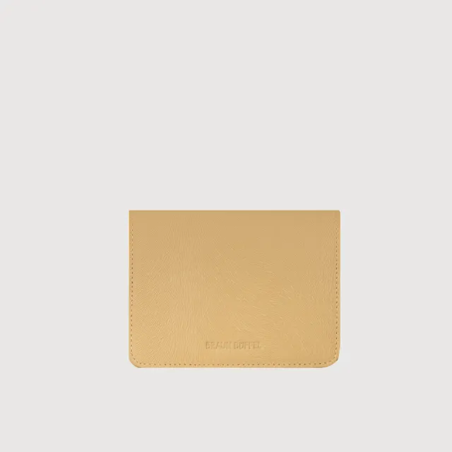 【BRAUN BUFFEL 德國小金牛】瑟魯爾-A 3卡兩折短夾-淺棕色(BF845-403-CR) 錢包送禮推薦