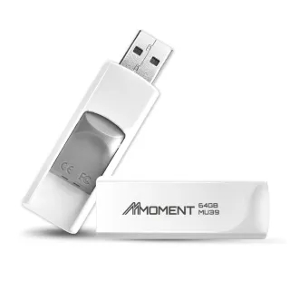 【Moment】MU39 64GB USB3.1  Gen1 20入組隨身碟(64G推碟款20入)