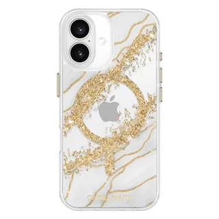 【CASE-MATE】iPhone 16 Plus Karat Granite 鎏金石紋 MagSafe 精品防摔手機殼