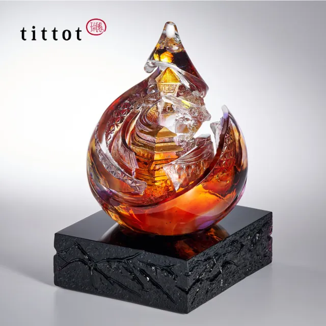 【tittot 琉園】夕耀府城-2024台灣印象經典系列(新品/台南/迎賓/禮品/典藏/水晶/琉璃/祝福/山水/)