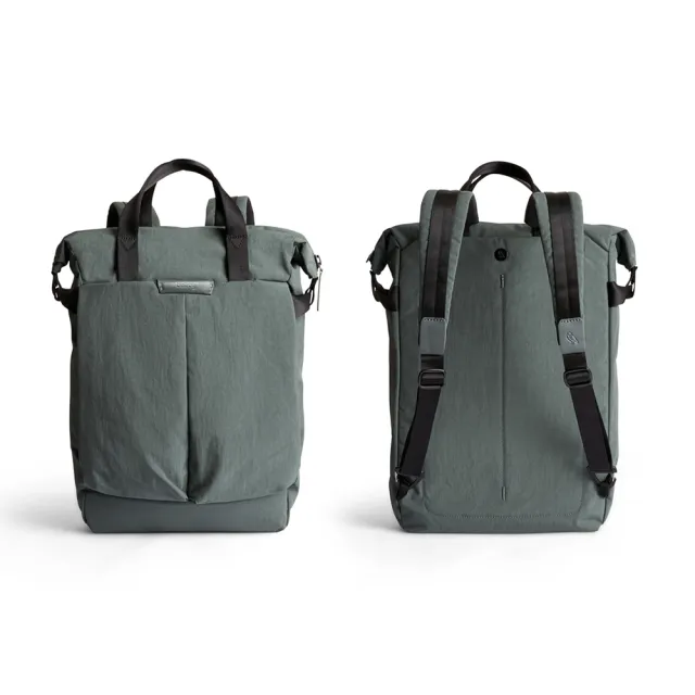 【Bellroy】官方直營 Tokyo Totepack Compact 14L 元氣托特後背兩用包(墨灰綠/多功能/父親節)
