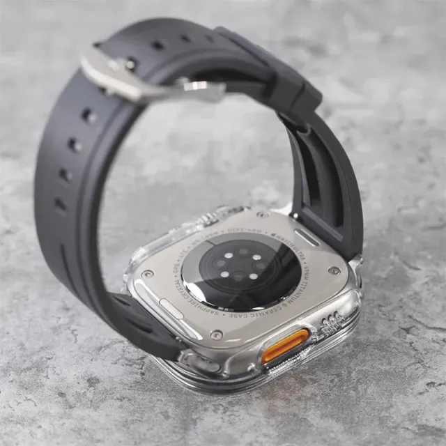 【Casestudi】AppleWatch Ultra 4/3/2/1 49mm Impact 透明玻璃錶殼(49mm Apple Watch)