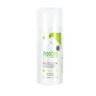 【麗柏有機 neobio】三合一清爽保濕卸妝潔膚水 敏弱肌適用150ml(徹底卸妝 深層清潔 高效保濕)