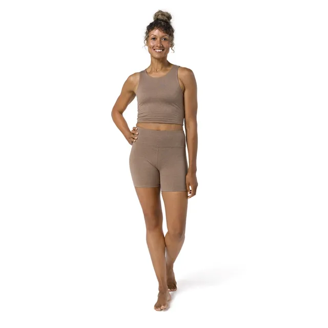 【Manduka】Dhara Short 高腰剪裁瑜珈短褲(運動短褲、瑜珈褲、瑜珈服)