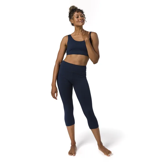 【Manduka】Dhara Capri Legging 高腰剪裁七分緊身褲(運動長褲、瑜珈褲、瑜珈服)