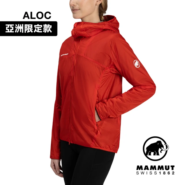 Mammut 長毛象 Flex Air IN Hooded Jacket AF 輕量防潑水化纖連帽外套 女款 經典紅 #1013-03010