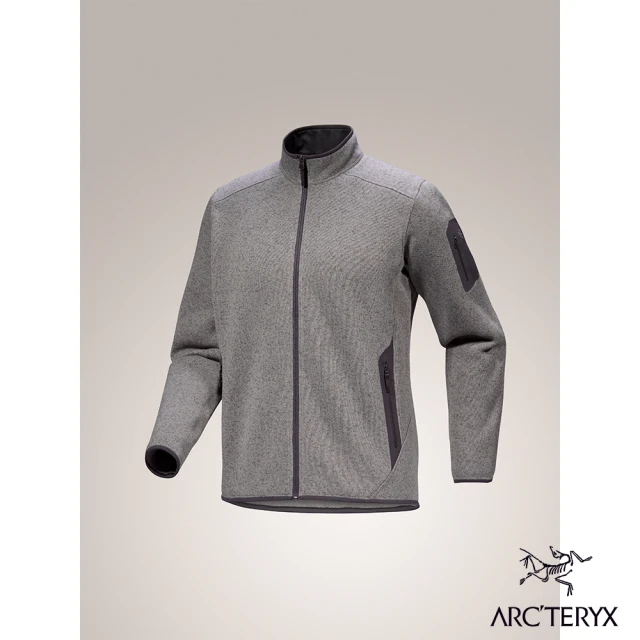 Arcteryx 始祖鳥 男 Covert 刷毛外套(太空雜灰/墨灰)