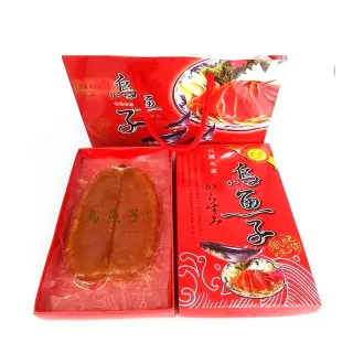 【深海】3兩生食野生烏魚子喜氣紅年節禮盒(特選野生捕撈烏魚子)