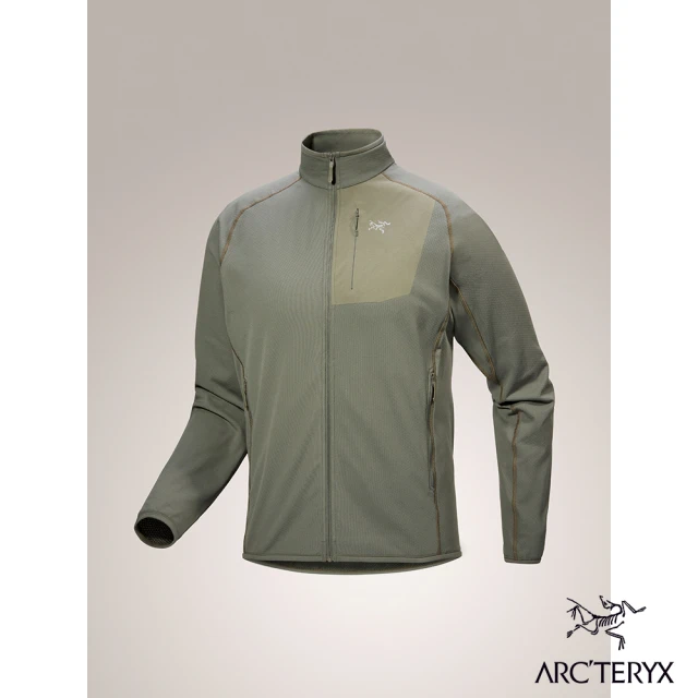 Arcteryx 始祖鳥 男 Delta 刷毛外套(糧草綠)