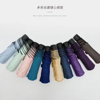 【雨之情】防曬膠輕鋁抗風折傘(雨傘/摺疊傘/手開傘/防曬)